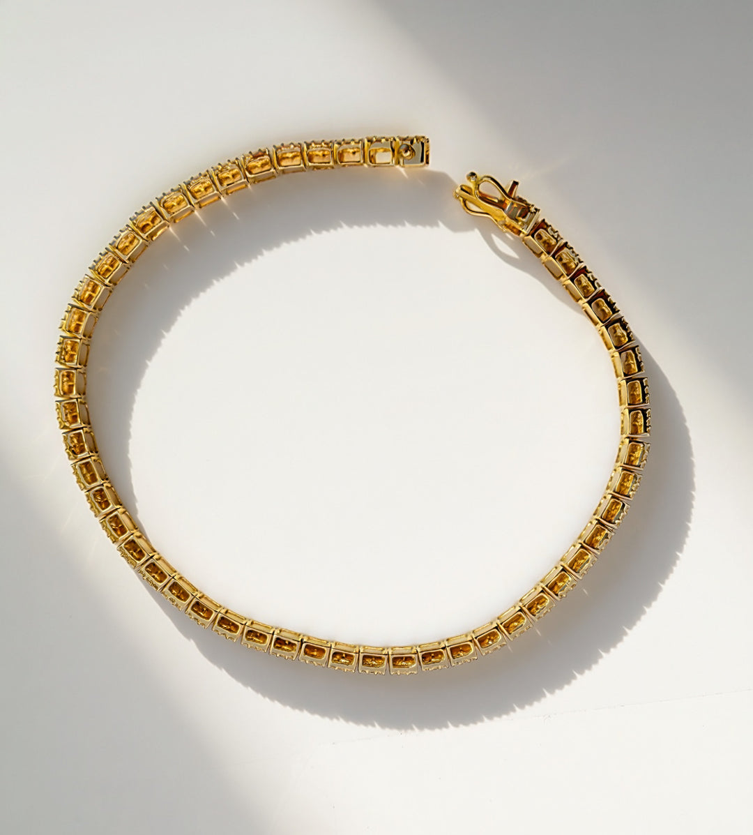 18K Solid Gold Natural Diamond Tennis Bracelet 2.75CT Dainty Fine Jewelry2