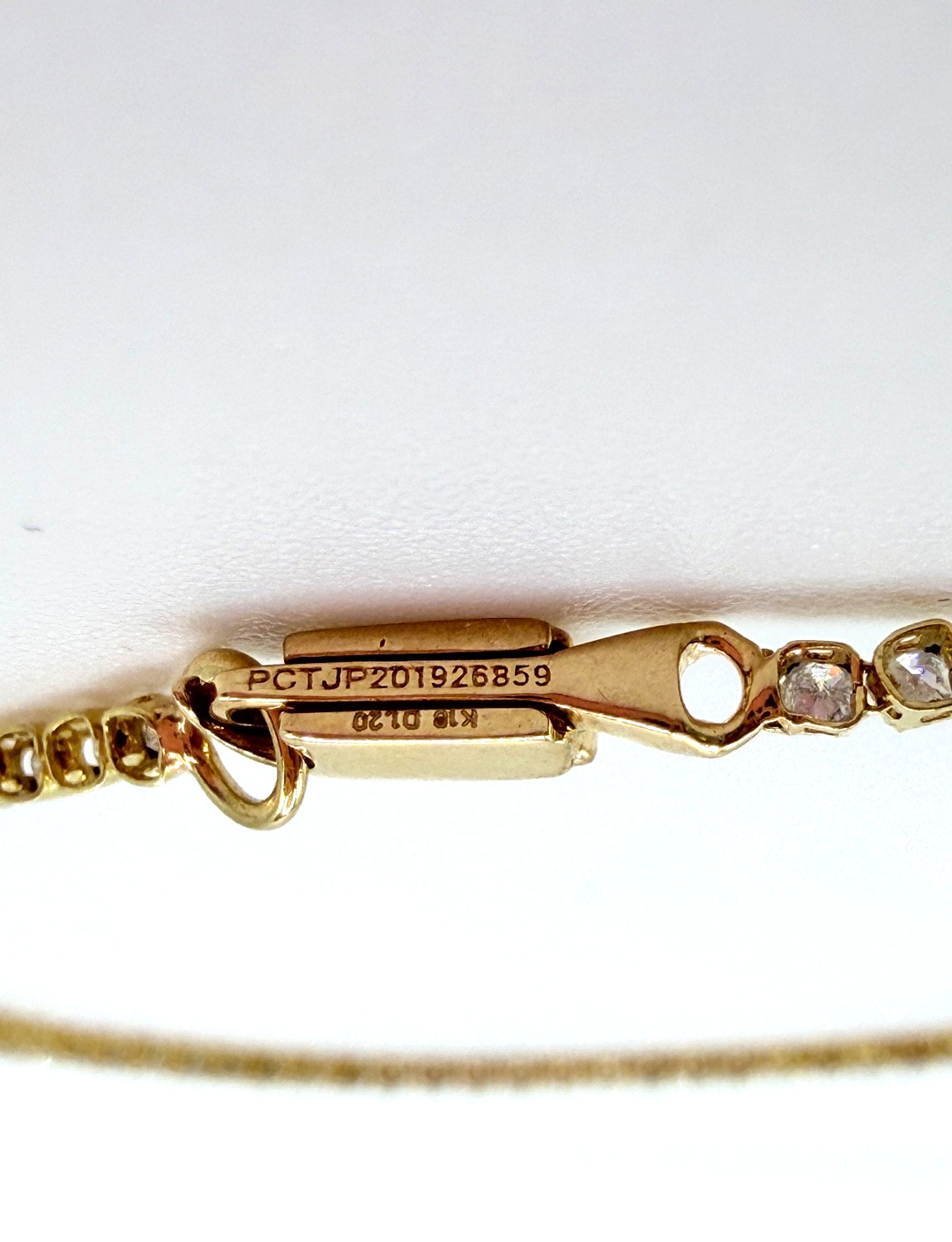 18K Solid Gold Natural Diamond Tennis Bracelet 1.2 Carat  Fine Jewelry2