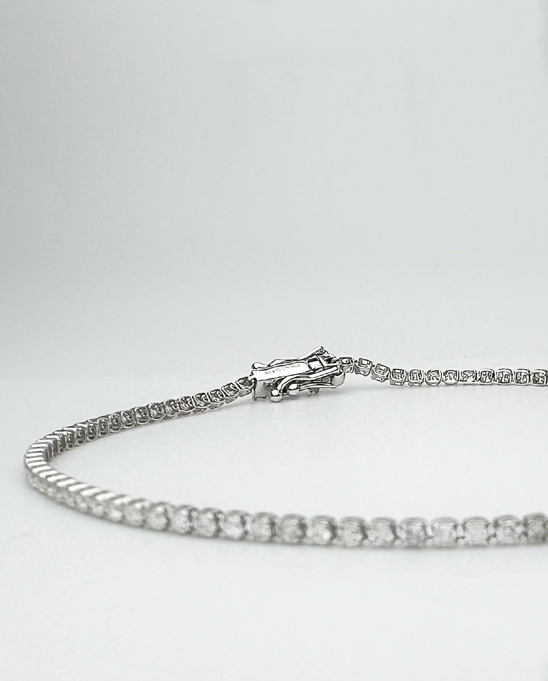 18K Solid Gold Diamond Tennis Bracelet 1CT Natural Diamond Dainty Fine Jewelry2