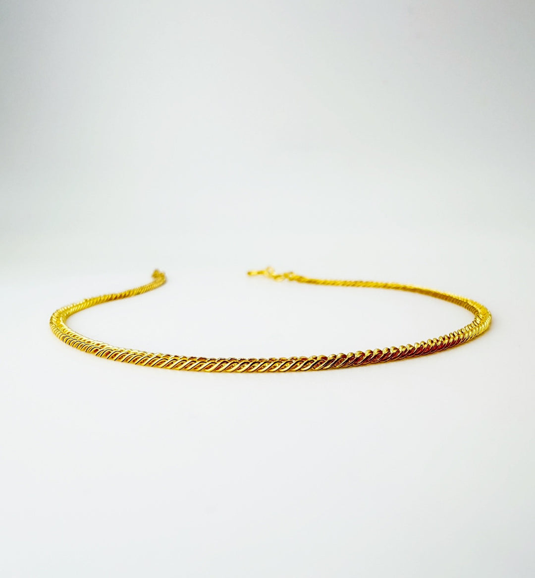 18K Solid Gold Wheat Chain Bracelet Size 7.5  | Japan Gold |  Fine Jewelry0