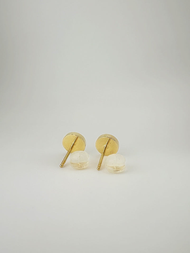 18K Solid Gold Star Diamond Stud Earrings Natural Dainty Gift Minimalist4