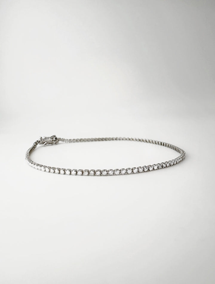18K Solid Gold Diamond Tennis Bracelet 1CT Natural Diamond Dainty Fine Jewelry3