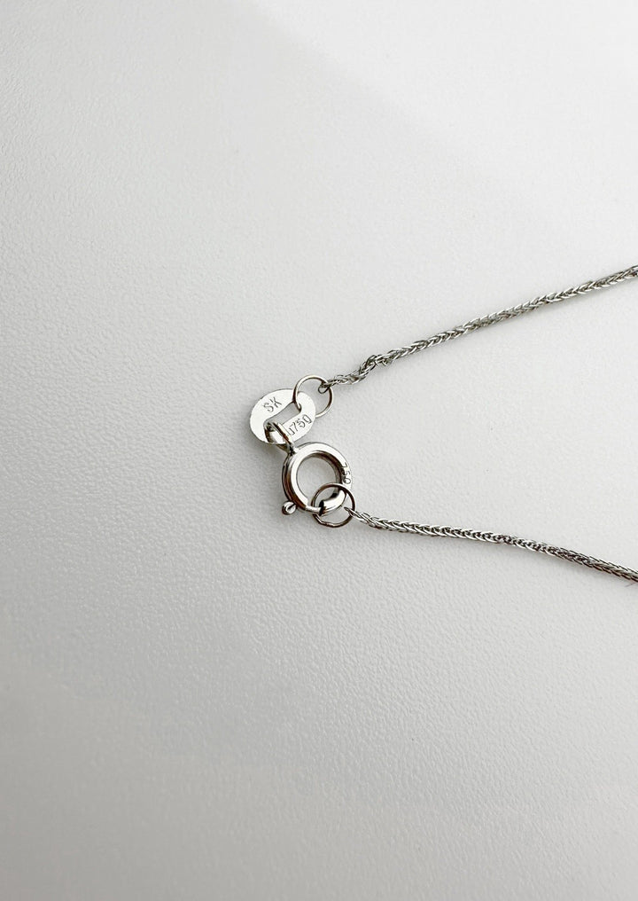 18K Solid Gold Diamond Necklace Women 0.30ct Round VS-SI Real Gold Dainty Gift3