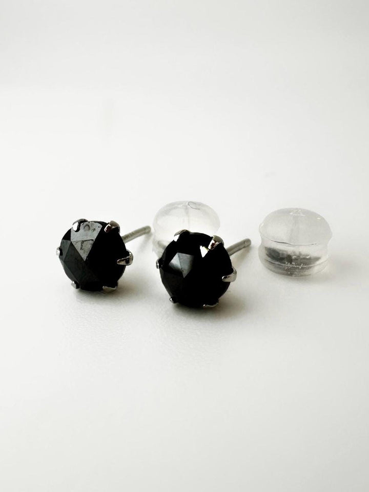 The Black Diamond Studs 1CT TW