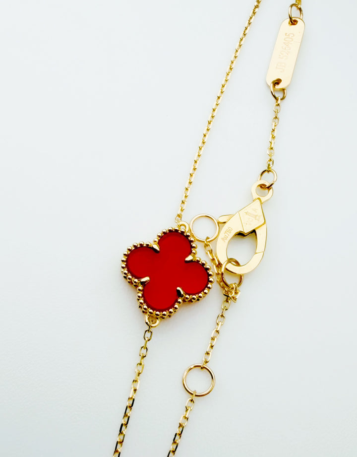 The Red Floral Bracelet