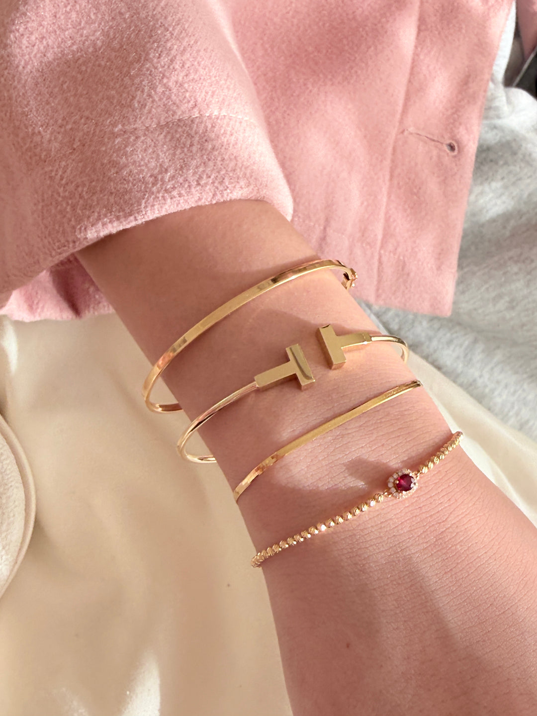 T Open Bangle