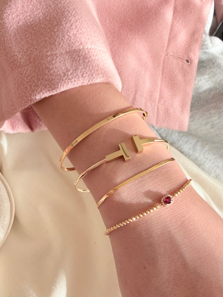 T Open Bangle