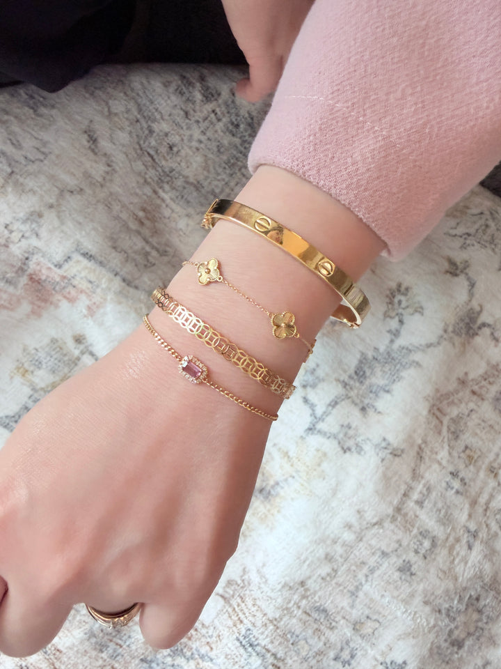 Floral Station Bracelet