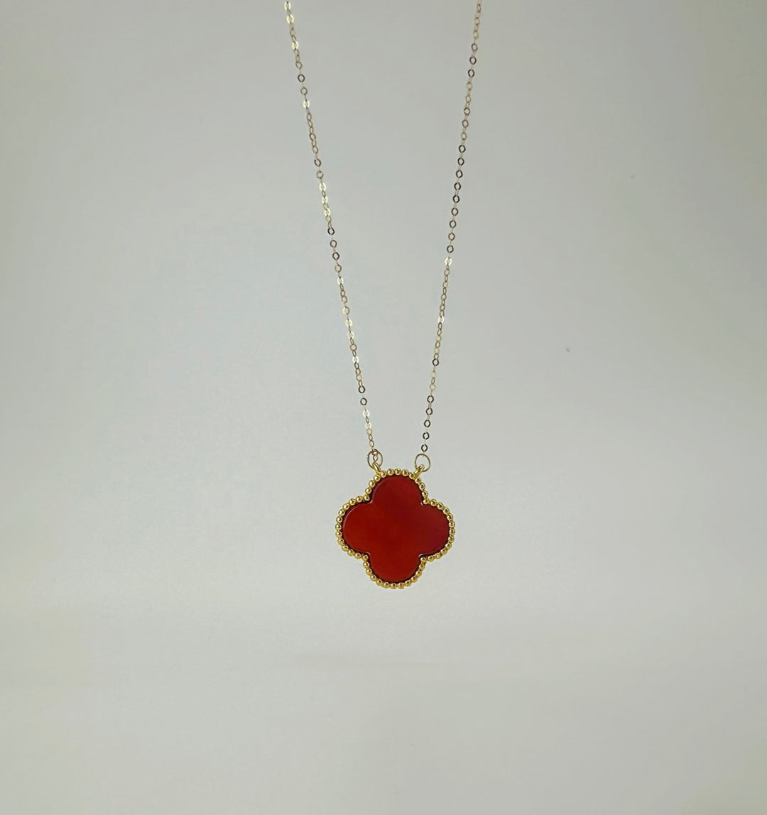 The Red Floral Lightweight Necklace