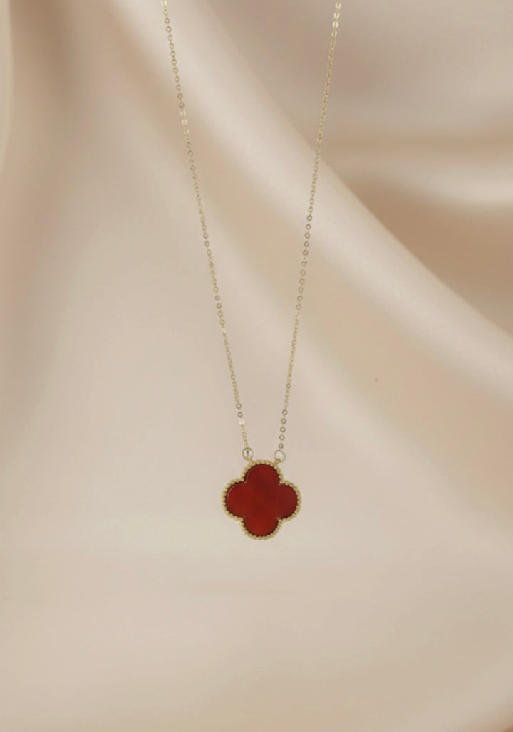 The Red Floral Lightweight Necklace