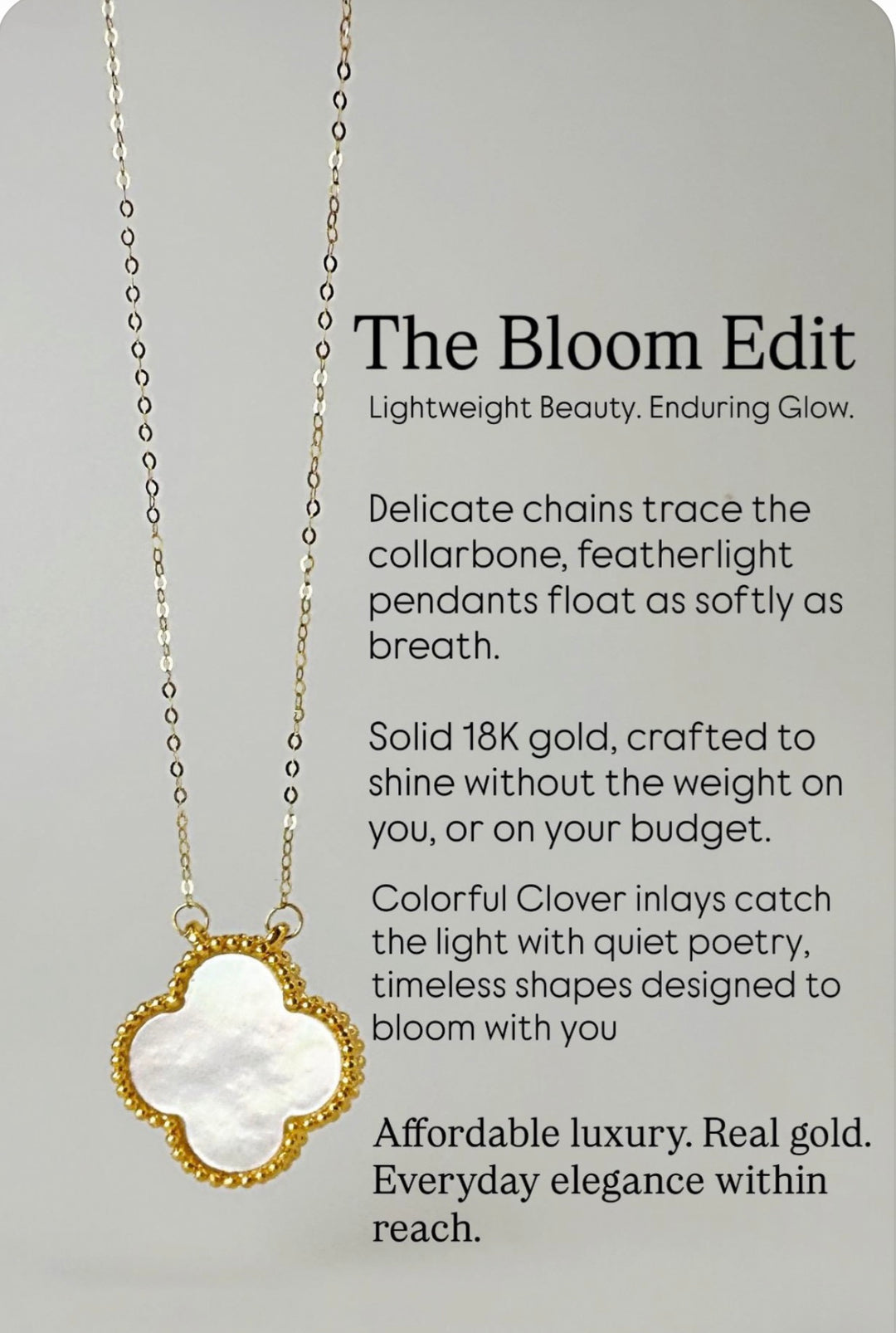 The Red Floral Lightweight Necklace