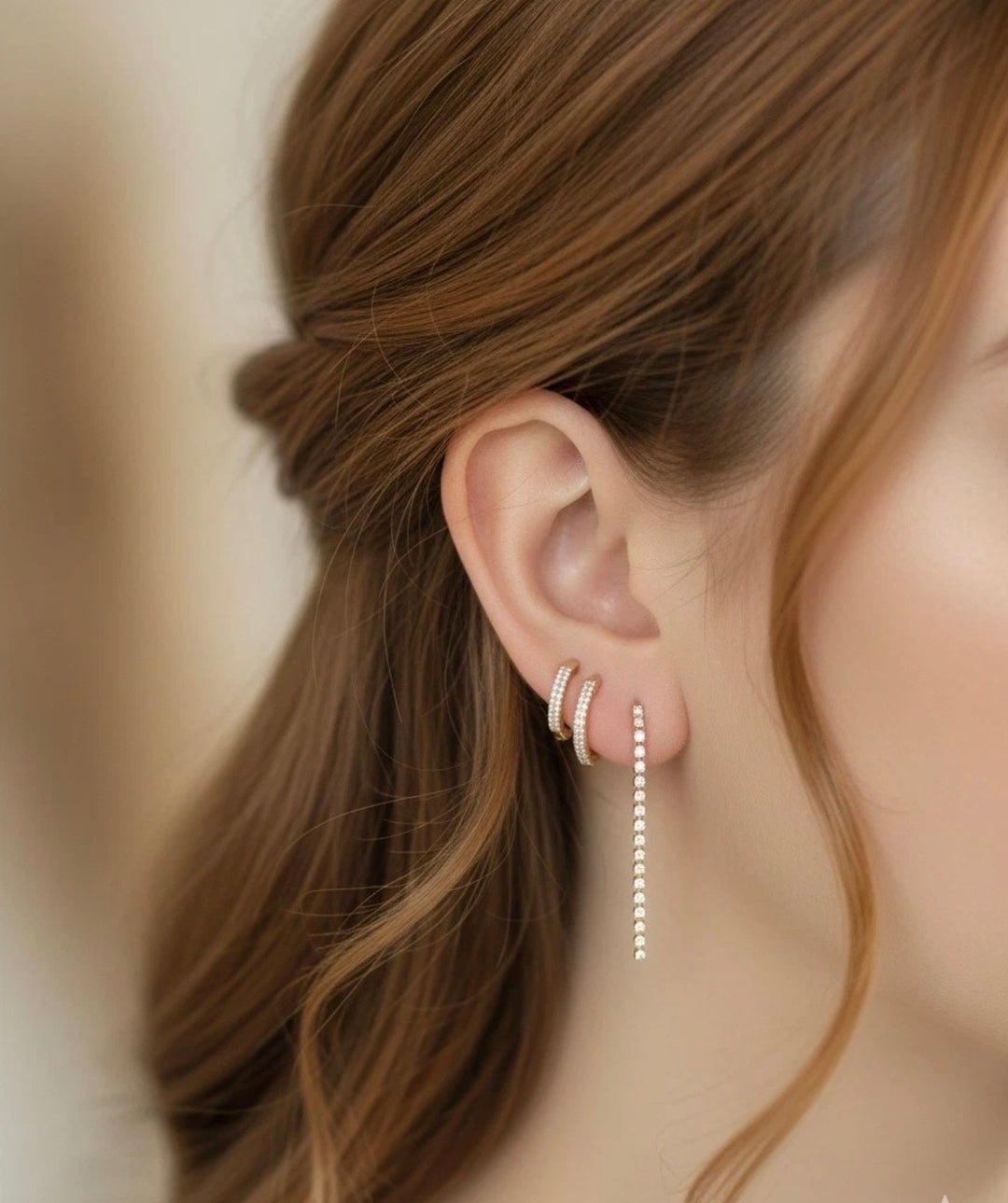 The Diamond Tennis Earrings